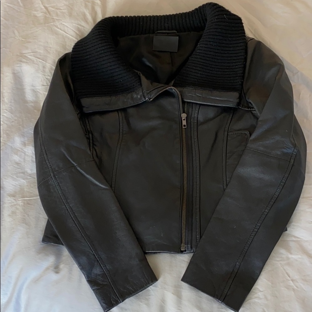 Leather jacket